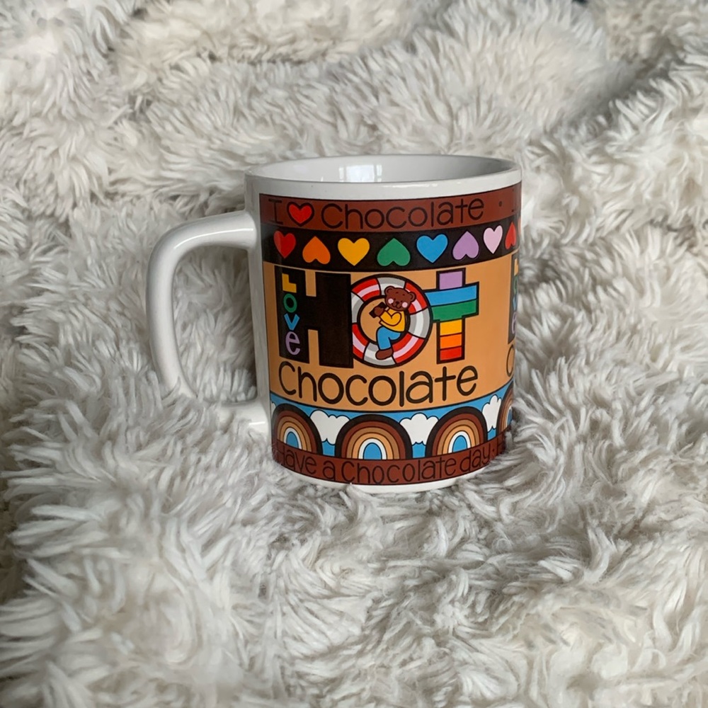Vintage 1984 Chris Davenport Love n’ Stuff Hot Chocolate Mug
